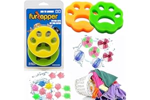 GUIDRE 20 Pezzi Acchiappa Peli Per Lavatrice,Riutilizzabile Palline Lavatrice Cattura Peli,Palline Cattura Peli Animali Lavatrice,Cattura Peli Lavatrice Per Cani,Gatti,Abbigliamento,Biancheria Da Letto