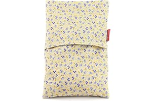 EL SAQUITO DE LA SALUD Saco Térmico de Semillas para microondas Aroma Lavanda, Azahar o Romero para aplicar Calor seco Natural 100% Algodón Jardín (Lavanda, S (23 x 15 x 2 CM con Funda))