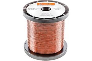 SCHNEITEC Kupferlackdraht W210 Ø 0,80 mm 300 g CU Lackdraht Grad 2 CUL Kupferdraht Gewicht 300 Gramm Durchmesser 0,80 Millimeter Wickeldraht Kupfer Draht nach IEC 60317-13