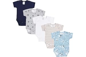 TupTam Body da Neonato per Bambino a Manica Corta Pacco da 5