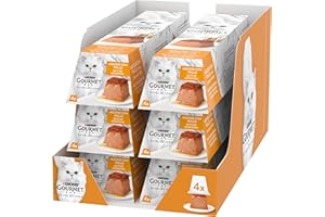 GOURMET Revelations - Cibo Umido Gatto Adulto, Mousse con Pollo. 24 Confezioni da 57 g