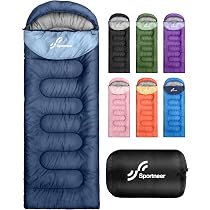 Schlafsack Outdoor, Schlafsack für Kinder & Erwachsene Leicht & Kompakt