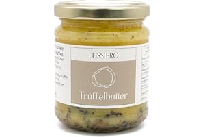 ‎LUSSIERO Lussiero Trüffelbutter mit echtem Weissem Bianchetto Trüffel Tuber Borchii 160g