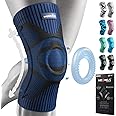 NEENCA Knee Brace for Joint Pain Relief and Sports Protection (Navy-Blue, L)