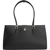 Tommy Hilfiger TH GRACE SATCHEL Kadın El &Ccedil;antası Black OS
