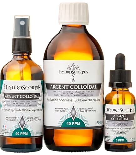 Highest Purity Colloidal Silver 300Ml ○ 40 PPM ○ Free Spray To Fill ○ Superior C | UK