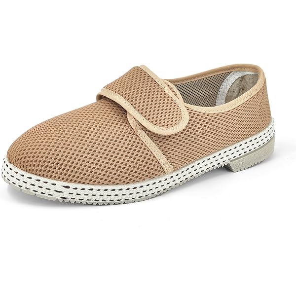 JOMIX Pantoffels Dames met Ademend Gaas Ouderen Sleehakken Sloffen Comfortabele Zomer Orthopedisch Clogs voor Wandelen Tuin, ITD1892, Marine, 39 EU