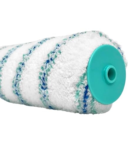 Axus Decor Lot De 10 Manchons De Rouleau De Peinture De 10,2 Cm, Finition Ultra Fine, à Poils Moyens, Pour Murs Et Plafonds Lisses Ou Semi-lisses
