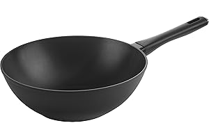 ZWILLING Wok, Acier Inoxydable/Aluminium, diam 30 cm, Noir, série Madura Plus