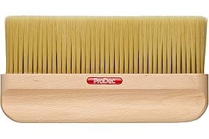 ProDec 9 inch Synthetic Filament Paperhanging Brush for Fast Efficient Smoothing and Air Bubble Removal with Wallpaper, Lining Paper, Vinyl, Anaglypta, Woodchip and Other Wall Coverings, 9" 225mm