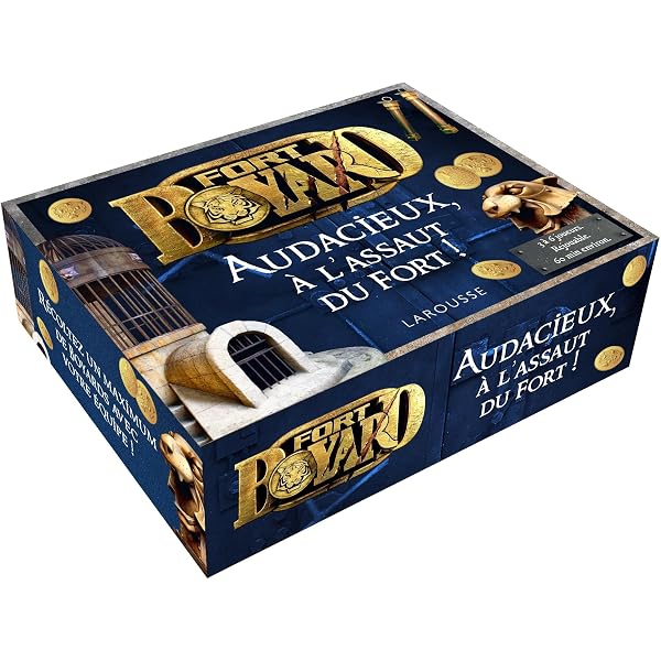 Fort Boyard - Escape Game - Jeu de société - Réflexion entre Amis ou en Famille - Dès 8 ans - 2 à 6 joueurs - Version Française - Lansay Fort Boyard - Escape Game - Jeu de société - Réflexion entre Amis ou en Famille - Dès 8 ans - 2 à 6 joueurs - Version Française - Lansay