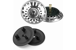 Sintrix Fab Uszczelka do korków zlewozmywaka, część zamienna kompatybilna z syfonem IKEA Atlant & Domsjö zamknięcie do zlewozmywaka Silkorg - ulepszona gumowa uszczelka - korek do zlewu Ersa