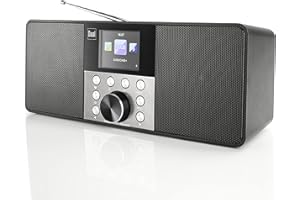 Dual CR 400 Smart Stereo-Radio,Internetradio mit Bluetooth, DAB+ und UKW, Schwarz