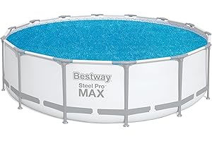 Bestway Plandeka solarna PE Ø 417 cm, niebieska, okrągła