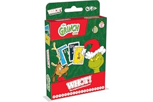 TOP TRUMPS Waddingtons Number 1 The Grinch WHOT! Take turns matching shapes, numbers classic family game travel game great gift for ages 5 plus