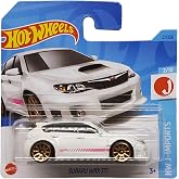 Hot Wheels - Subaru WRX STi - HW J-Imports 2/10 - HKK62 - Kısa Kart - Beyaz - Mattel 2023