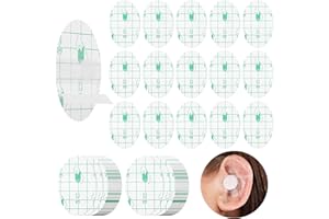 Grevosea 60 Stück Ohrenschutz Wasserdicht Transparente Einweg Ohrenschützer Dusche Ohr Abdeckung Ohrbedeckungen mit Elastischen Bändern Ohrenschutz Wasser für Haarfärbemittel,Dusche,Baden,Salon,Spa