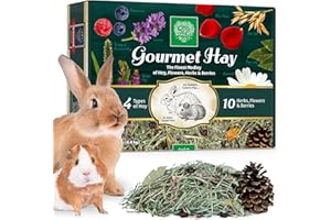 Small Pet Select – Gourmet Hay Blend for Rabbits, Guinea Pigs & Small Animals | Exclusive Treat Mix with Premium Hay, Flowers & Herbs | Healthy, Natural Forage | 2lb Box