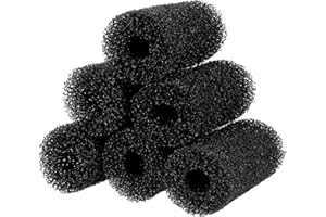 Molain 6 esponjas filtrantes para acuario, esponja de prefiltro, filtro de peces, filtro de esponja, filtro de protección evita la inhalación accidental de peces pequeños y camarones