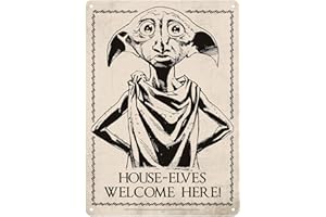 HALF MOON BAY Harry Potter Dobby House Elves Petit Panneau 210 mm x 150 m
