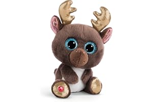 Pluszowa przytulanka zabawka GLUBSCHIS renifer Mus Czekoladowy 15cm brązowy - Pluszowa maskotka ze zrównoważonej produkcji wykonana z miękkiego pluszu, urocza, miękka zabawka do przytulania i zabawy