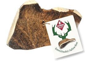 ChronoBalance® S Damwild Hirschgeweih für Hunde Kauspielzeug: 100% Hirschgeweih echt Hundespielzeug zur Zahnpflege, Hunde Kauartikel, Kausnack Hund mit Mineralstoffen & Nährstoffen, S (1er Set)