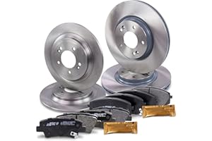 ATEC Germany Set freni incl. dischi anteriori Ø 305 mm ventilati + posteriori Ø 302 mm pieni + pastiglie freno Compatibile con HYUNDAI TUCSON, KIA SPORTAGE IV (QL, QLE)