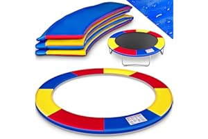 KIDUKU® Cubierta Protectora para Bordes de Cama elástica Cojín para resortes de trampolín 244 305 366 427 cm