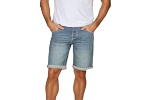 riverso Jeans Shorts Herren Stretch Kurz Regular Fit RIVTom Kurze Hosen Bermuda Shorts Sommer Denim Einfarbig Schwarz Grau Blau 30 31 32 33 34 36 38 40 42 44 46