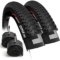 2 Copertoni Bici 26x2.125 + Camere Aria - Pneumatici Stradali Per MTB, Bici Elettrica, Valvola America - Foto 8