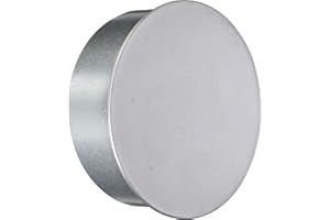 FIREFIX A150/K FAL Bouchon de Tuyau de poêle Ø 150 mm – Tubes en tôle d'acier 0,6 mm d'épaisseur – Soudé au Laser – Argent