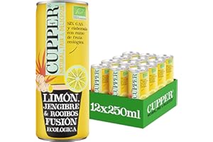 CUPPER BEBIDA DE JENGIBRE, LIMON Y ROOIBOS, 250 ml