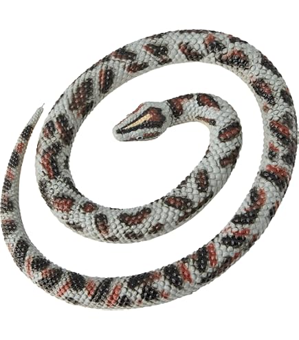 Serpent en caoutchouc réaliste pour jardin - EJ.LIFE - 130cm - Effraye Serpent en caoutchouc réaliste pour jardin - EJ.LIFE - 130cm - Effraye