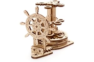 Ugears Wheel Organizer - Puzzle 3D per adulti Portapenne in legno Ecologico – Modello meccanico Puzzle di legno Rompicapo in Legno per adulti Giocattolo educativi per bambini