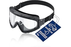 Dräger Schutzbrille X-pect 4800 & 4900 | Staubdichte & Beschlagfreie Vollsichtbrille auch für Brillenträger | Für Baustelle, Labor, Werkstatt | Kratzfeste und bruchfeste Polycarbonatscheibe