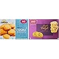 Karachi Bakery Osmania Biscuits, 400g, Karachi Bakery Double Delight Fruit Biscuit with Badam and Pista, 400g