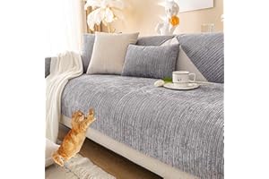 MTHGH Sofabezug Antirutsch,Anti Slip Sofa Cushion,sofaschutz Wasserdicht L Form,sofaschutz Katze Sofaschoner,Couch Bezug Ecksofa Schmutzabweisend Sofaschutz Hund Kratzschutz Katze,B-90x240cm