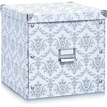 Corbeille à Papier Blanche En Acier Tressé (Mesh) - Diamètre 29,5 Cm, Hauteur 35 Cm - Zeller Present - 2