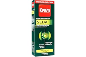 Kerzo Loción Mantenimiento Seda Anti-Caída, Blanco, 450 Gramos