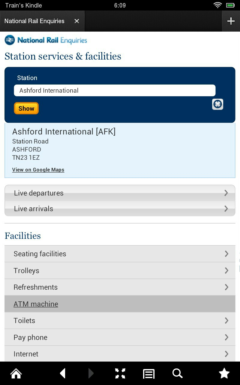 National Rail Enquiries Amazon.co.uk Appstore for Android