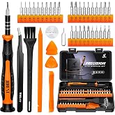 JOREST 40Pcs Precision Screwdriver Kit, Set Tools with Torx T1 T2 T3 T4 T5, TR6 T7 T8 T9 T10 T15, Triwing Y00, P2/P5, -1.0/2.