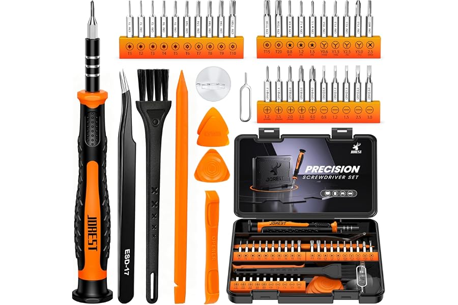 JOREST 40Pcs Destornilladores Precision Kit, Set Herramientas con Torx