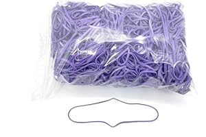 Progom- Elastiques caoutchouc - 200(Ø127) mm x 3 mm - Coloris violet - Sac de 1 kg