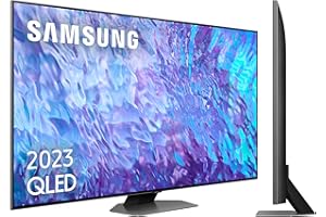 SAMSUNG TV QLED 4K 2023 50Q80C Smart T de 50" con Direct Full Array, Procesador Neural 4K con IA, Real Depth Enhancer, 40W con Dolby Atmos® y Motion Xcelerator Turbo+