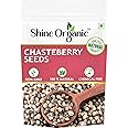 Shine Organic Chasteberry Seeds for Tea | Vitex Agnus-Castus | Monk's Pepper | Monk Fruit | Nirgundi (200 gm)