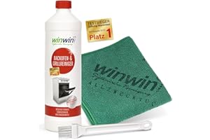 WINWIN CLEAN SYSTEMISCHE REINIGUNG winwinCLEAN- BACKOFENREINIGER - SET: 1000ML + UNIVERSALTUCH + PINSEL