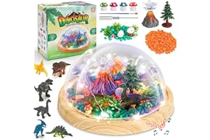 TATEANGNIK Dinosaur Toys for 5 6 7 8 9 10 Year Olds Boys Kids Gifts: DIY Lighting Music Box Craft Kit Gifts for 4-8-10 Year Old Boys, Dino Art and Craft Kit for Boys Birthday Christmas Presents for Kid Boy
