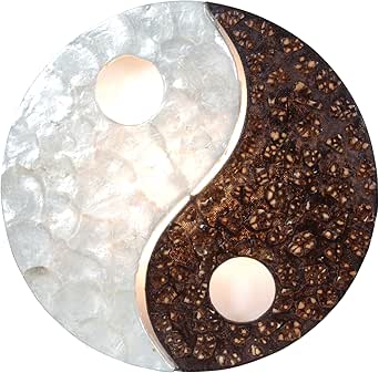 Naeve Leuchten Deko-Wandleuchte"Yin und Yang" / inklusiv Leuchtmittel/l