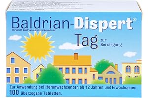 Baldrian Dispert Tag Tabletten überzogen,100St