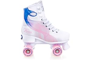 Raven – Pattini a rotelle per bambini, ragazze, adulti, bambini – Pattini a rot elle – In linea – Freno in PVC resistente – Ruote in gomma